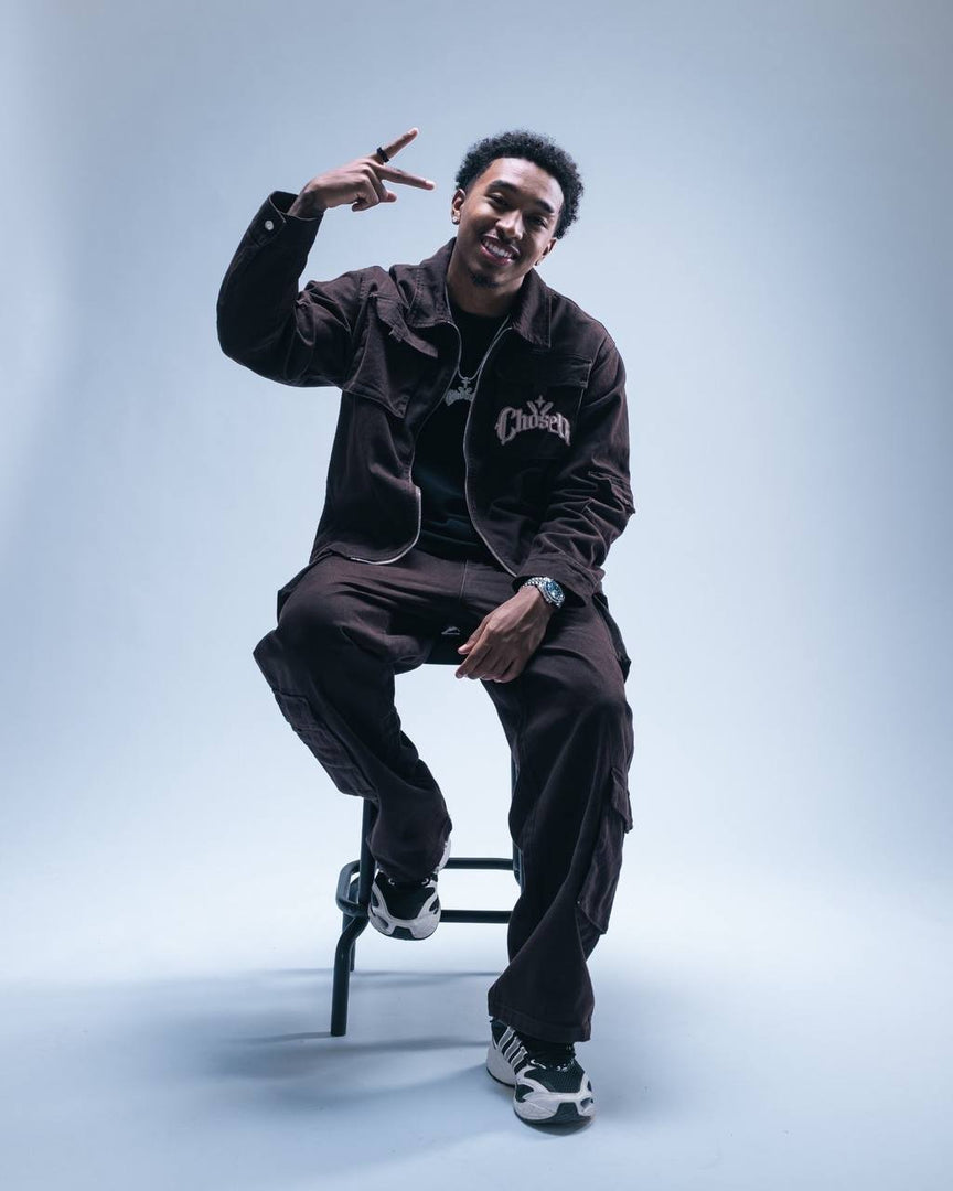 Brown Cargo Zip Up